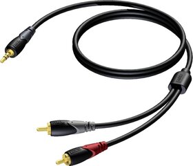 Procab CLA711/3, RCA/3,5 мм, 3 м цена и информация | Кабели и провода | hansapost.ee