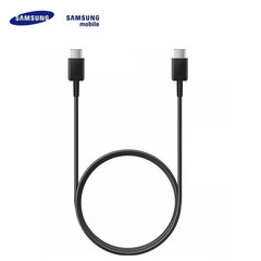 Samsung EP-DG980 Galaxy S20 / S20+ / S20 Ultra USB-C kuni USB-C 2.0 andme- ja laadimiskaabel 1 m must (OEM)0 hind ja info | Mobiiltelefonide kaablid | hansapost.ee