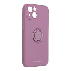Roar Finger Ring Mat Silikoonist tagaümbris autohoidikumagnetiga Apple iPhone 14 Pro Max Purple hind ja info | Telefonide kaitsekaaned ja -ümbrised | hansapost.ee