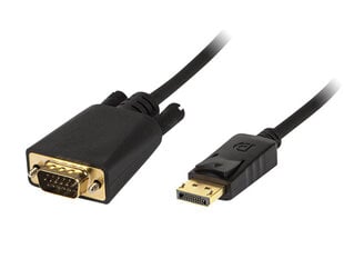 VGA kaabel - DisplayPort, 1,8 m hind ja info | Juhtmed ja kaablid | hansapost.ee