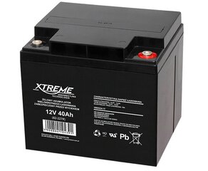 Свинцовый аккумулятор Xtreme AGM 12В 40.0Ач цена и информация | Аккумуляторы | hansapost.ee