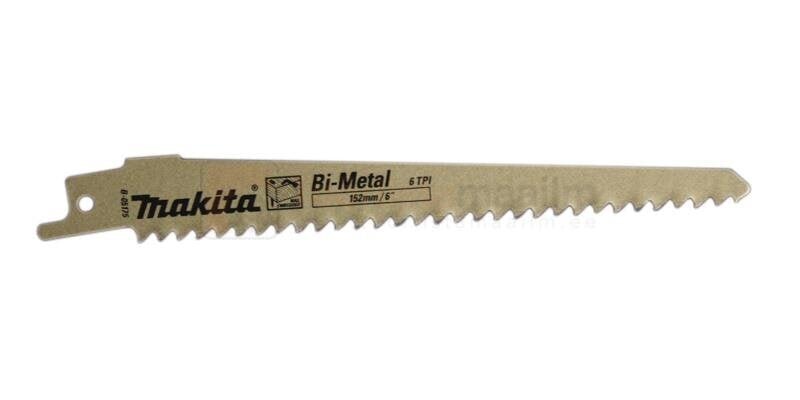 B-05175 Kolbsaelehed BIM 152x1,25 (6tpi), 5Tk. Makita hind ja info | Käsitööriistad | hansapost.ee