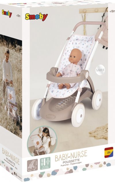 Smoby Baby Nurse nuku jalutuskäru hind ja info | Beebide mänguasjad | hansapost.ee
