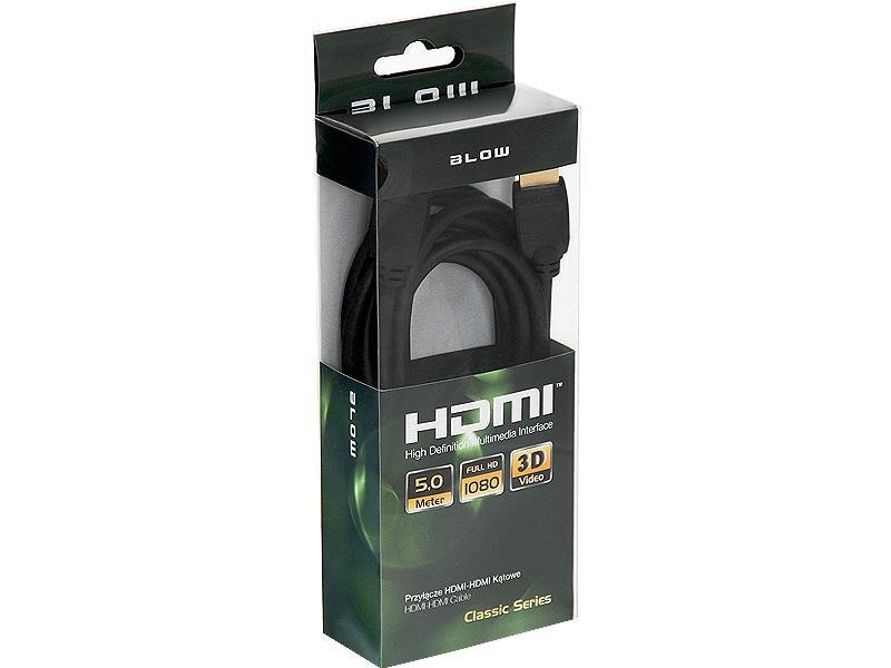 Blow, HDMI, 5 m hind ja info | Juhtmed ja kaablid | hansapost.ee