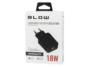 Blow USB QC3.0 18W hind ja info | Laadijad mobiiltelefonidele | hansapost.ee