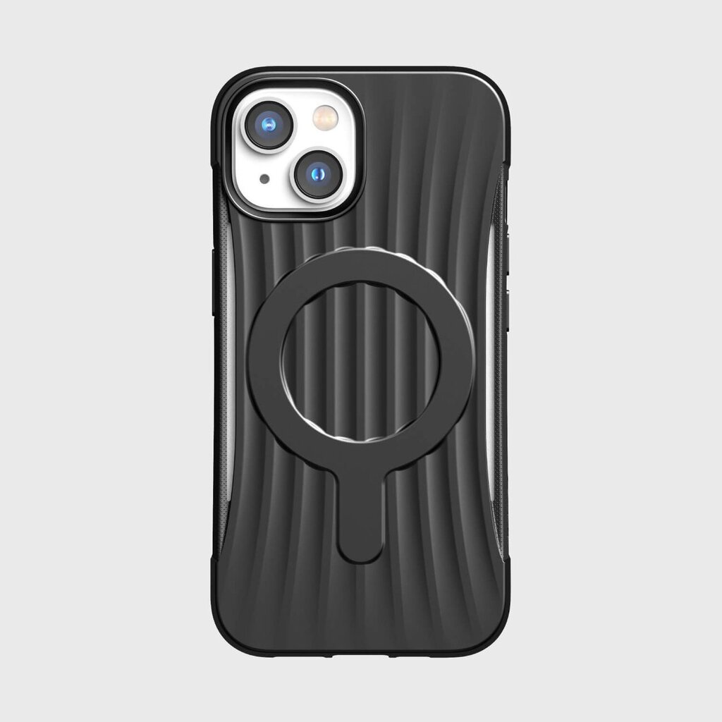 Raptic X-Doria siduriümbris iPhone 14 koos MagSafe'i musta tagakaanega (must) цена и информация | Telefonide kaitsekaaned ja -ümbrised | hansapost.ee