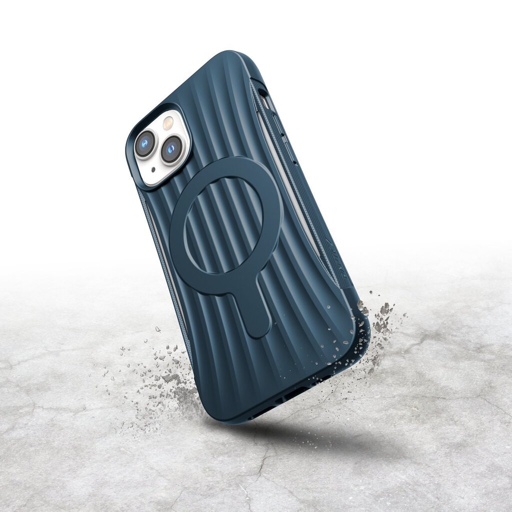 Raptic X-Doria siduriümbris iPhone 14 koos MagSafe'i tagakaanega sinise (sinine) цена и информация | Telefonide kaitsekaaned ja -ümbrised | hansapost.ee
