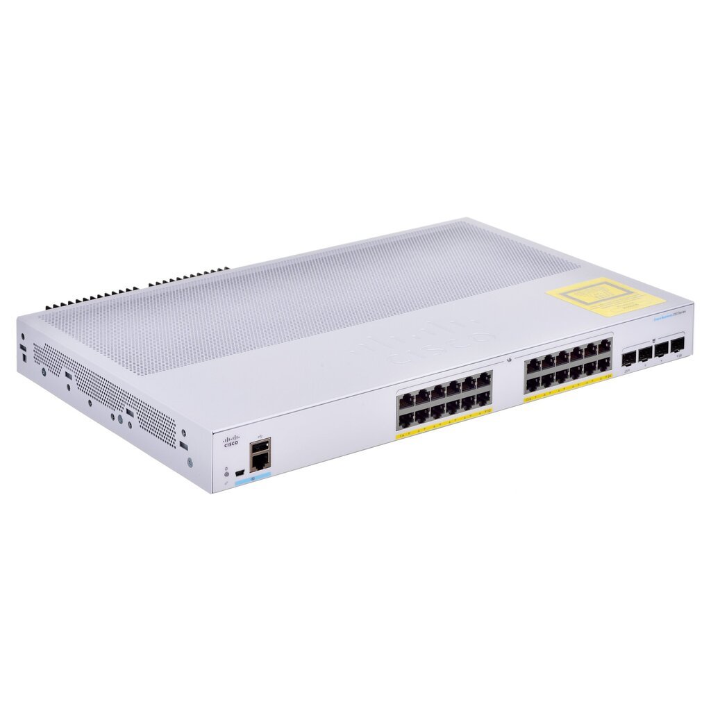 Cisco CBS250-24P-4G-EU võrgulüliti hallatav L2/L3 Gigabit Ethernet (10/100/1000) hõbedane цена и информация | Võrgulülitid | hansapost.ee