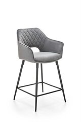 Набор из 2 барных стульев Halmar H107, серый цена и информация | Стулья для кухни и столовой | hansapost.ee