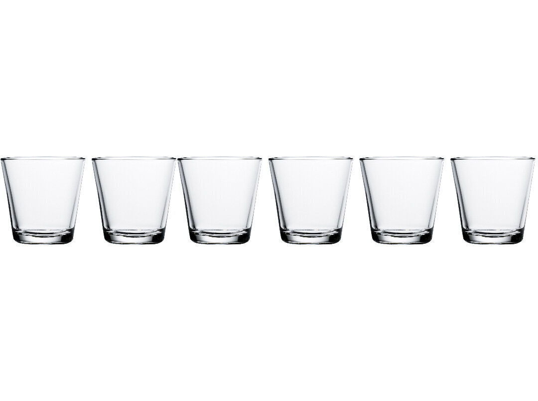 Iittala Kartio Joogiklaas 21cl kirgas, 6 tk цена и информация | Klaasid, kruusid ja kannud | hansapost.ee