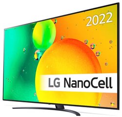 86" NanoCell 4K Smart TV LG 86NANO763QA цена и информация | Телевизоры | hansapost.ee