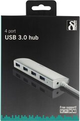 Deltaco UH-484 hind ja info | USB adapterid ja jagajad | hansapost.ee