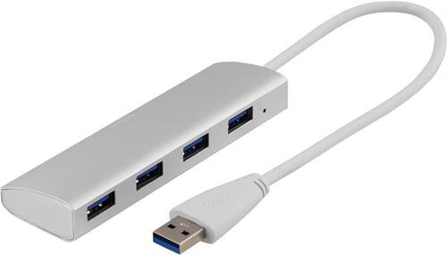 Deltaco UH-484 цена и информация | USB adapterid ja jagajad | hansapost.ee