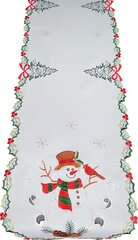Рождественская скатерть-дорожка с вышивкой OS-303-A, 40x160 см цена и информация | Скатерти, салфетки | hansapost.ee