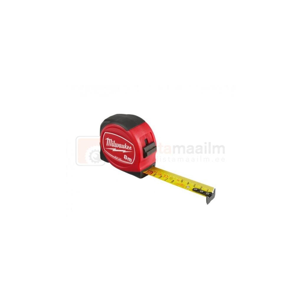 Mõõdulint Milwaukee 8 m x 25 mm hind ja info | Käsitööriistad | hansapost.ee