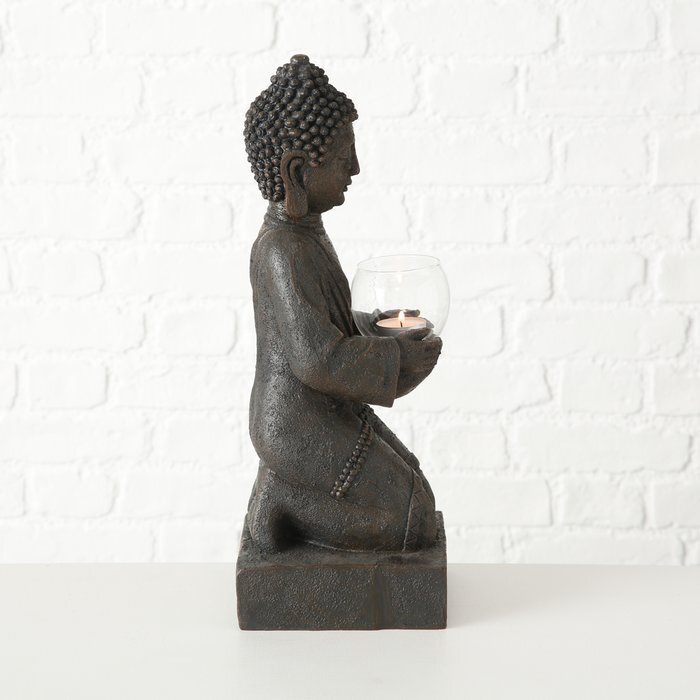 Boltze küünlajalg Buddha 44 cm цена и информация | Küünlad, küünlajalad | hansapost.ee