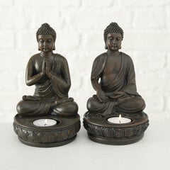 Boltze küünlajalg Buddha 19 cm hind ja info | Küünlad, küünlajalad | hansapost.ee