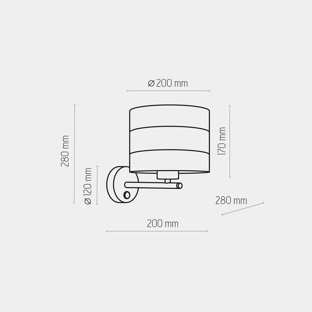 Seinavalgusti TK Lighting Tago 3210 цена и информация | Seinavalgustid | hansapost.ee