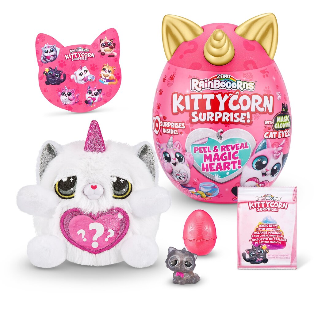Plüüsist mänguasi koos aksessuaaridega Kittycorn Rainbocorns, 9259 цена и информация | Mänguasjad tüdrukutele | hansapost.ee