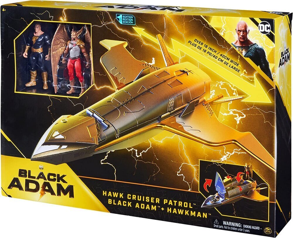 Kosmoselaev Black Adam ja Hawkman tegelaskuju Black Adam, 6064871 hind ja info | Fännitooted mänguritele | hansapost.ee