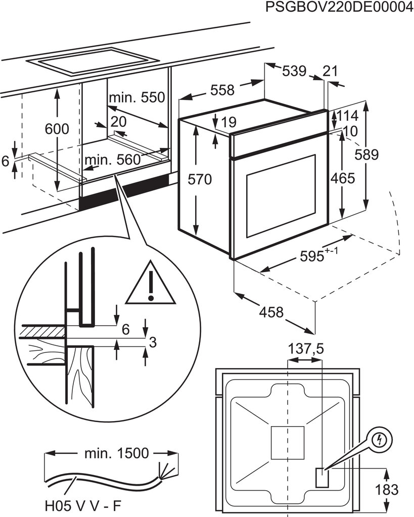 Electrolux EOF5C50BX цена и информация | Ahjud | hansapost.ee