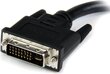 DVI-I -VGA Kaabel Startech DVIVGAMF8IN  Must 0,2 m цена и информация | Juhtmed ja kaablid | hansapost.ee