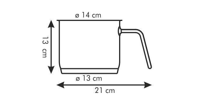 Tescoma pott piima soojendamiseks, 14 cm, 1,8 l цена и информация | Potid | hansapost.ee