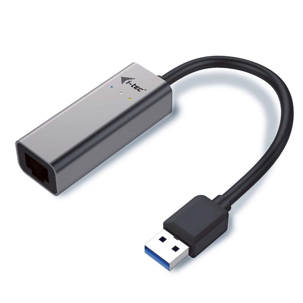 i-tec USB 3.0 Ethernet Gigabit Etherneti adapter, 1x USB 3.0 kuni RJ45 10/100/1000 Mbps hind ja info | USB adapterid ja jagajad | hansapost.ee