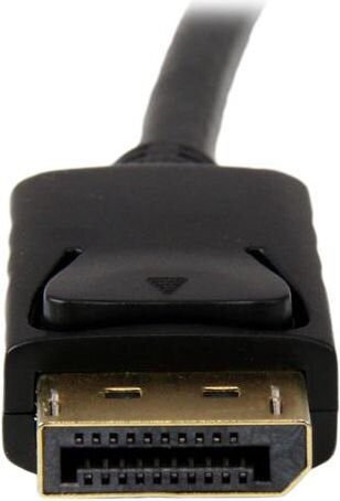 DisplayPort-VGA Adapter Startech DP2VGAMM6B   (1,8 m) Must 1.8 m цена и информация | Juhtmed ja kaablid | hansapost.ee