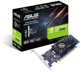 Asus GeForce GT 1030 LP 2GB GDDR5 (64 bit), HDMI, DisplayPort, BOX (GT1030-2G-BRK) price and information | Videokaardid | hansapost.ee