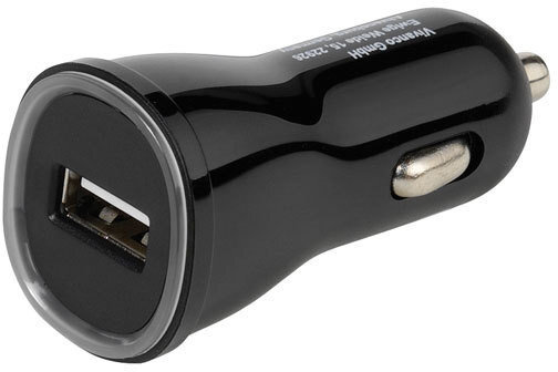 Vivanco autolaadija USB 2.1A, must (36256) hind ja info | Laadijad mobiiltelefonidele | hansapost.ee