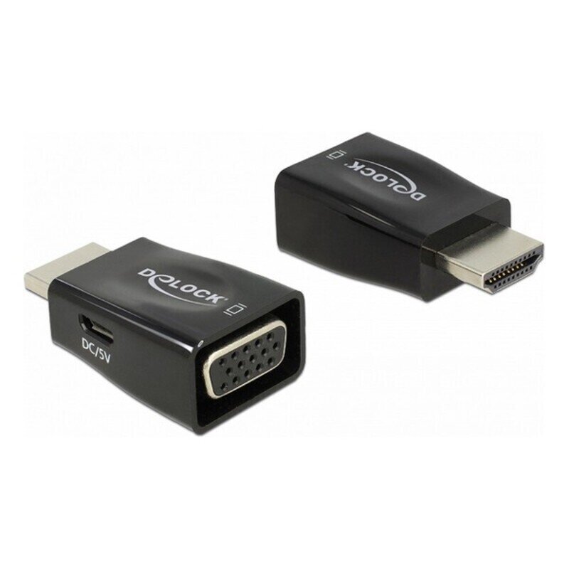 HDMI - VGA adapter Delock 65902 hind ja info | USB adapterid ja jagajad | hansapost.ee