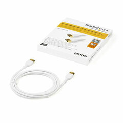 Кабель HDMI Startech RHDMM2MPW            4K Ultra HD Белый (2 m) цена и информация | Кабели и провода | hansapost.ee