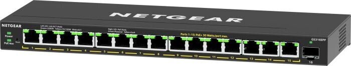 Netgear GS316EPP-100PES цена и информация | Võrgulülitid | hansapost.ee