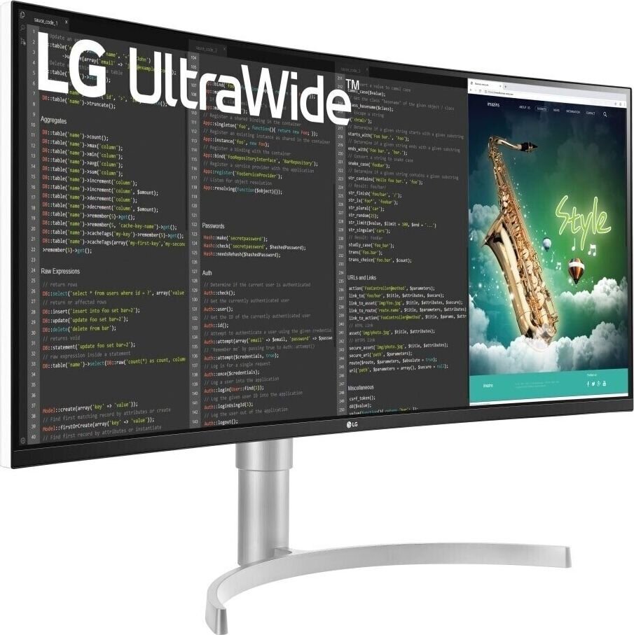 Monitor LG 35WN75C-W Kõver 35" UltraWide Quad HD hind ja info | Monitorid | hansapost.ee