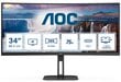 AOC V5 CU34V5C 34" Wide Quad HD LED CU34V5C/BK цена и информация | Monitorid | hansapost.ee