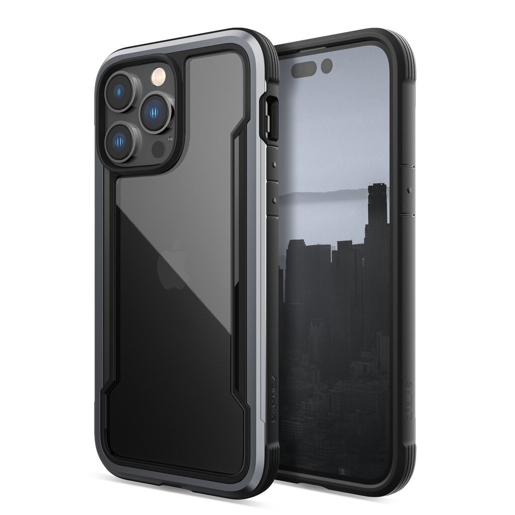 Ümbris Raptic X-Doria Shield Case iPhone 14 Pro Max must цена и информация | Telefonide kaitsekaaned ja -ümbrised | hansapost.ee