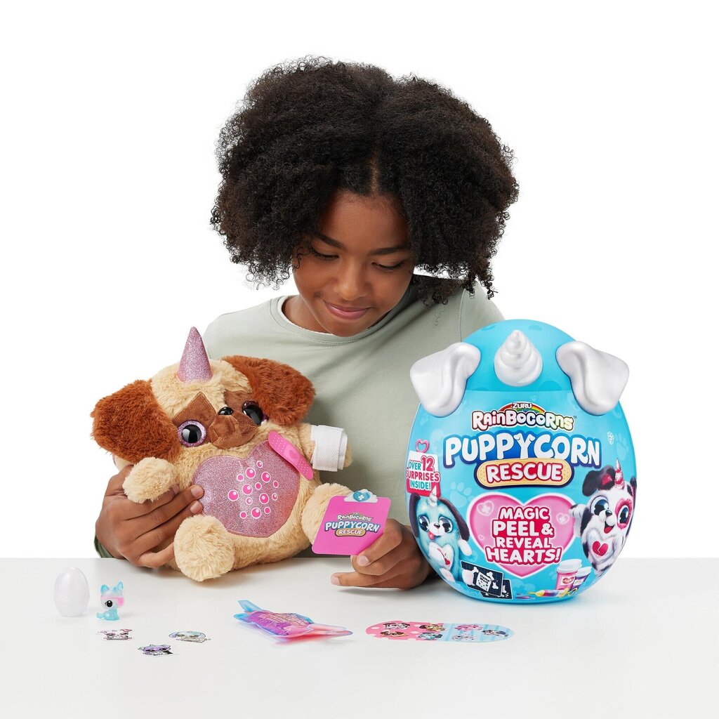 Plüüsist mänguasi koos tarvikutega Puppycorn Rescue Rainbocorns, 9261 цена и информация | Mänguasjad tüdrukutele | hansapost.ee