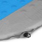 Isetäituv matt Spokey Air Mat, ühekohaline, 185x55 cm, sinine/hall hind ja info | Matkamadratsid ja matkamatid | hansapost.ee