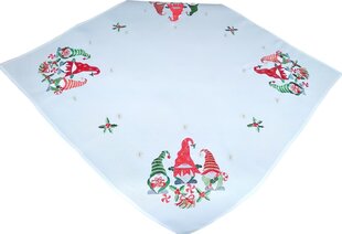 Рождественская скатерть с вышивкой OS-301-A, 85x85 см цена и информация | Скатерти, салфетки | hansapost.ee