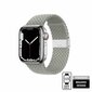 Crong Wave Band mõeldud Apple Watch 42/44/45mm, pilka цена и информация | Nutikellade aksessuaarid ja tarvikud | hansapost.ee