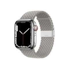 Crong Wave Band mõeldud Apple Watch 42/44/45mm, pilka hind ja info | Nutikellade aksessuaarid ja tarvikud | hansapost.ee