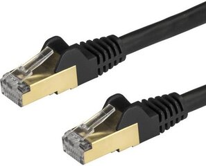 Жесткий сетевой кабель UTP кат. 6 Startech 6ASPAT3MBK цена и информация | Кабели и провода | hansapost.ee
