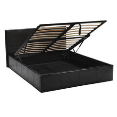 Кровать с ящиком для белья Barcelona 160x200 см, чёрный цена и информация | Кровати | hansapost.ee
