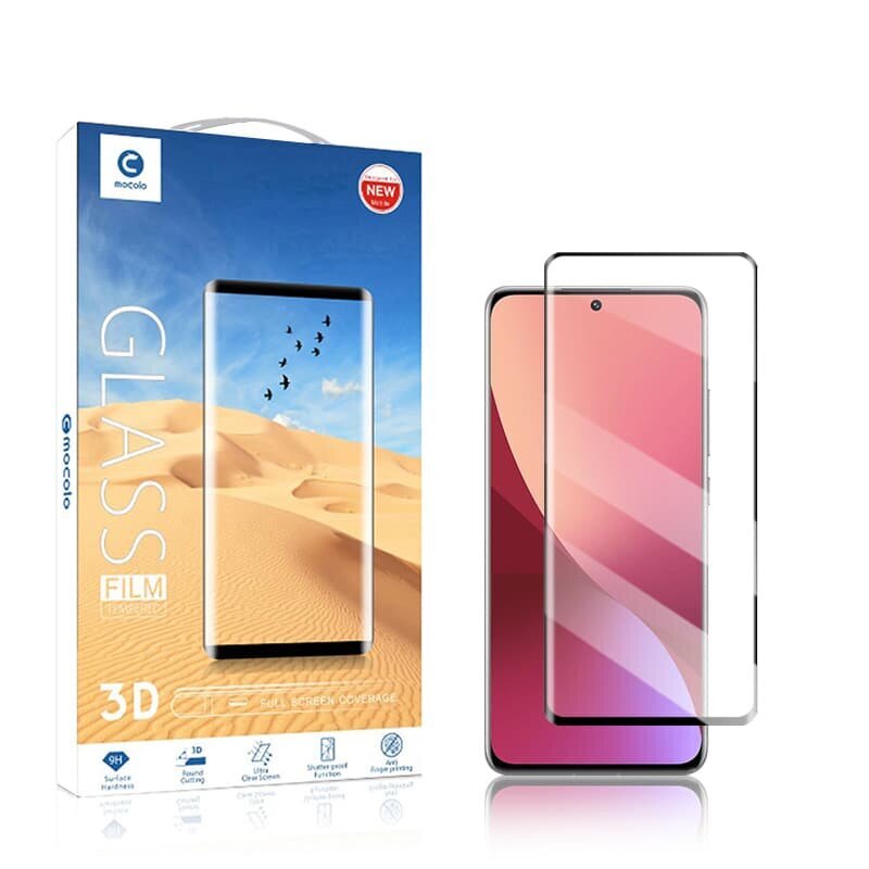 Kaitseklaas Mocolo 3D 9H Full Glue Xiaomi 12 Pro jaoks hind ja info | Ekraani kaitseklaasid ja kaitsekiled | hansapost.ee