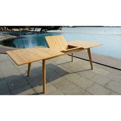 Садовый стол 4living Bali Extension, коричневый цена и информация | Садовые столы и столики | hansapost.ee