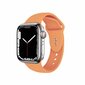 Crong käevõru Apple Watchile 42/44/45mm, oranž hind ja info | Nutikellade aksessuaarid ja tarvikud | hansapost.ee