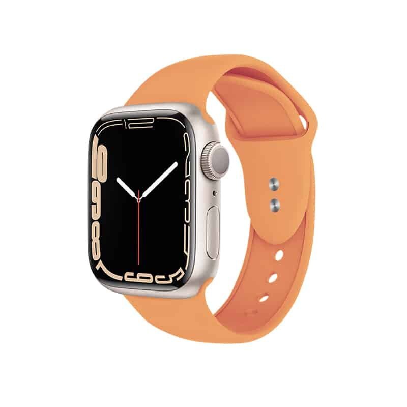Crong käevõru Apple Watchile 42/44/45mm, oranž цена и информация | Nutikellade aksessuaarid ja tarvikud | hansapost.ee