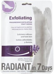 Niisutavad Sokid Peeling and Exfoliation Lavender Iroha (2 Tükid, osad) hind ja info | Iroha Parfüümid, lõhnad ja kosmeetika | hansapost.ee