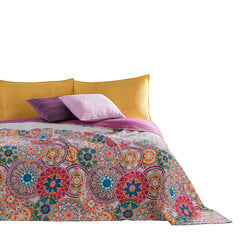 Kahepoolne voodikate Bibi Purple White, 260x280 cm price and information | Plaids, bedspreads and day blankets | hansapost.ee